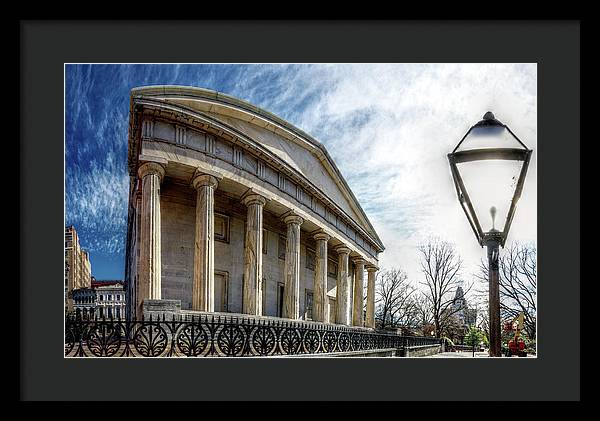 Panorama 3280 Second Bank of the United States - Framed Print