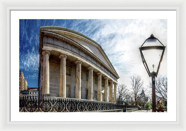 Panorama 3280 Second Bank of the United States - Framed Print