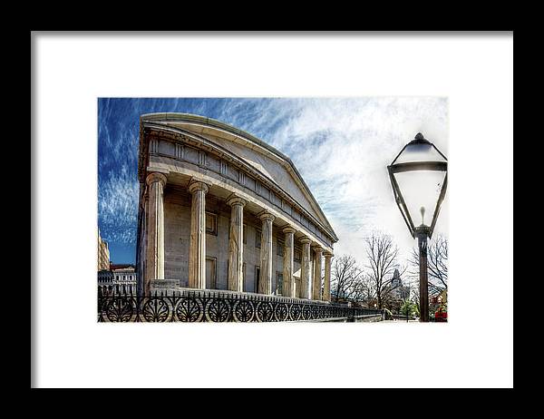 Panorama 3280 Second Bank of the United States - Framed Print