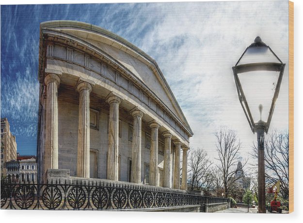 Panorama 3280 Second Bank of the United States - Wood Print