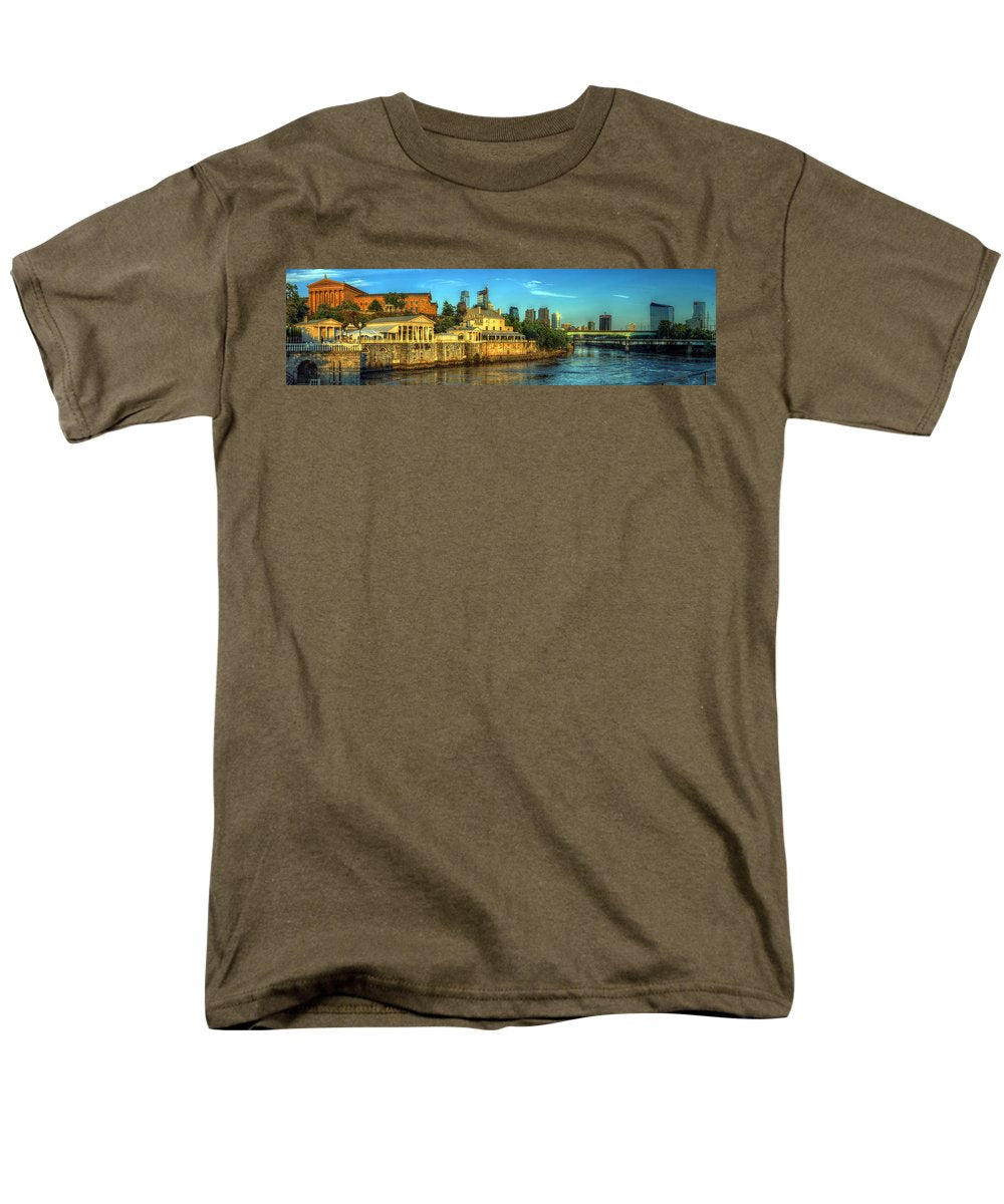 Panorama 3327 Fairmount Water Works - Men's T-Shirt (Regular Fit)
