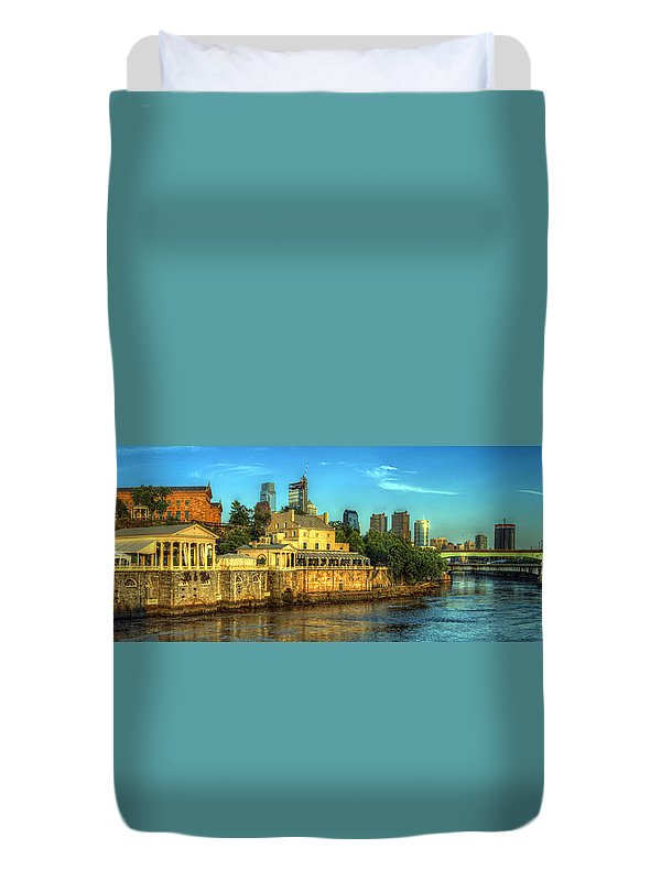 Panorama 3327 Fairmount Water Works - Duvet Cover