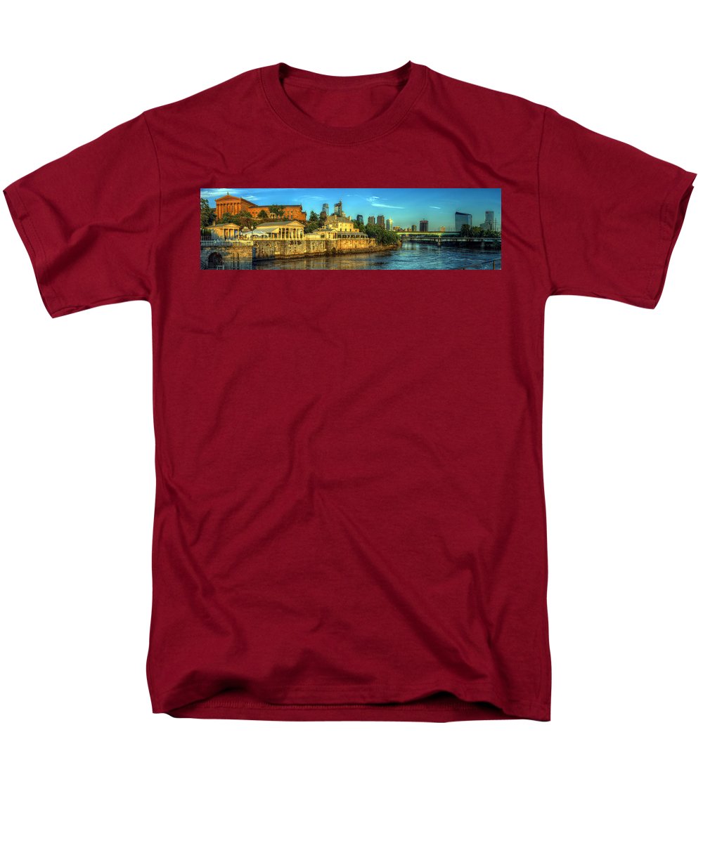 Panorama 3327 Fairmount Water Works - Men's T-Shirt (Regular Fit)