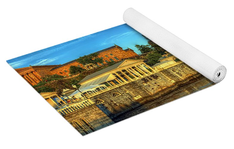 Panorama 3327 Fairmount Water Works - Yoga Mat