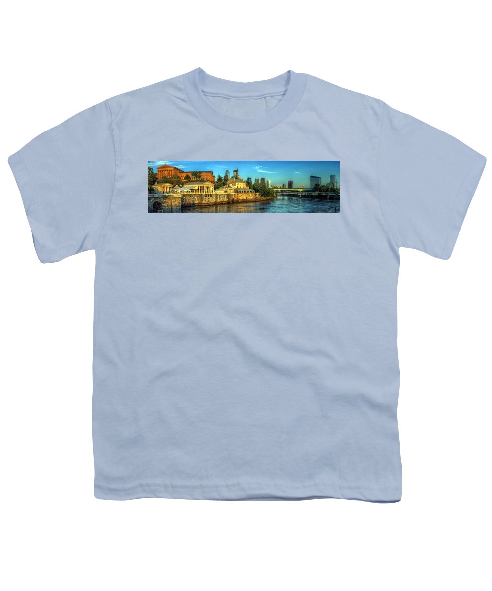Panorama 3327 Fairmount Water Works - Youth T-Shirt