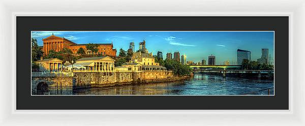 Panorama 3327 Fairmount Water Works - Framed Print