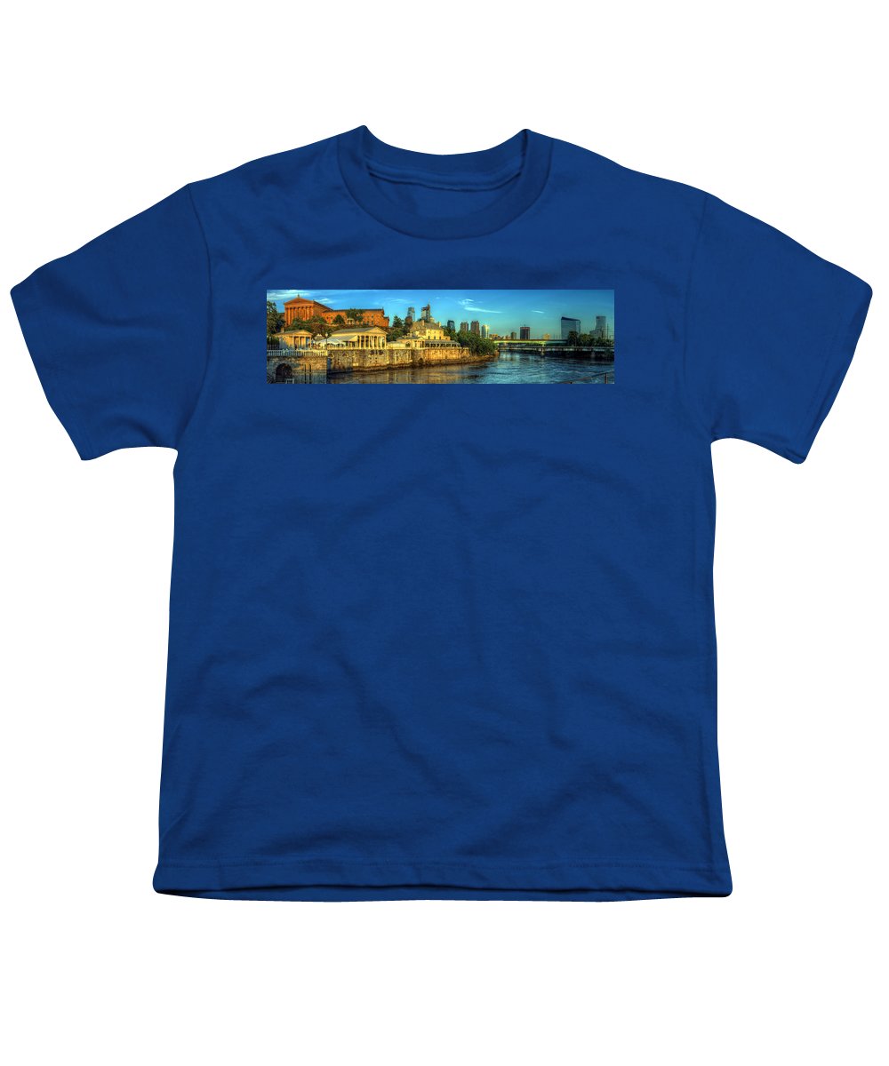 Panorama 3327 Fairmount Water Works - Youth T-Shirt