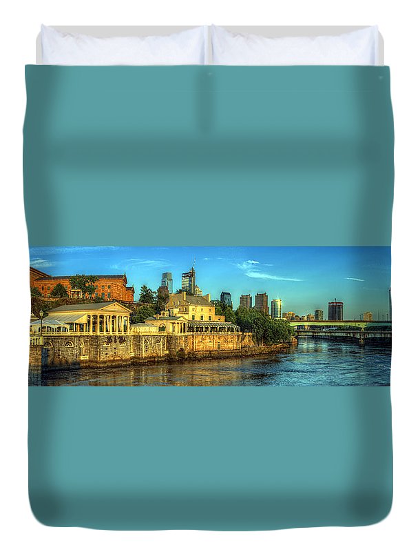 Panorama 3327 Fairmount Water Works - Duvet Cover