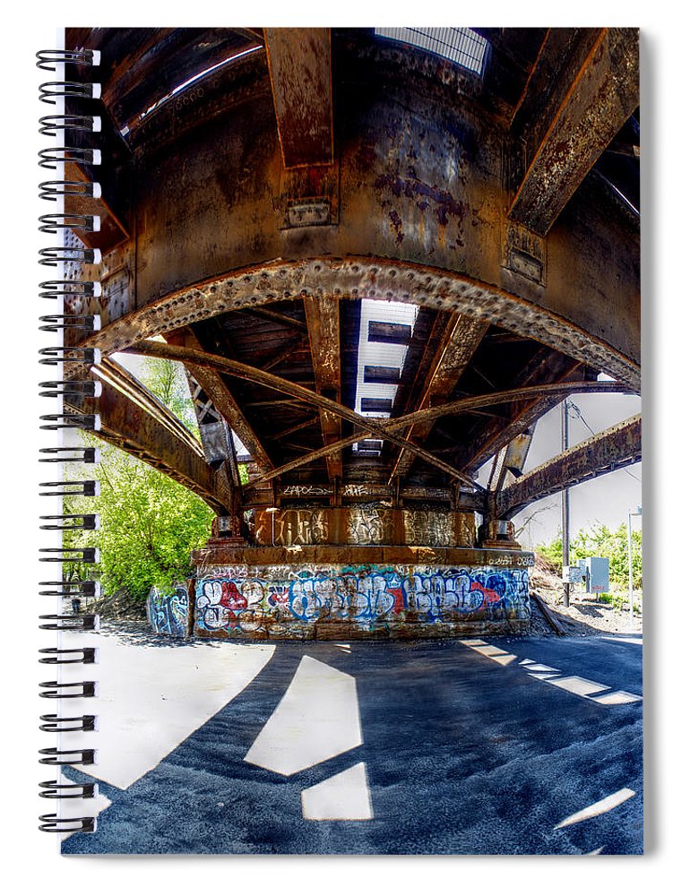 Panorama 3356 CSX Bridge - Spiral Notebook