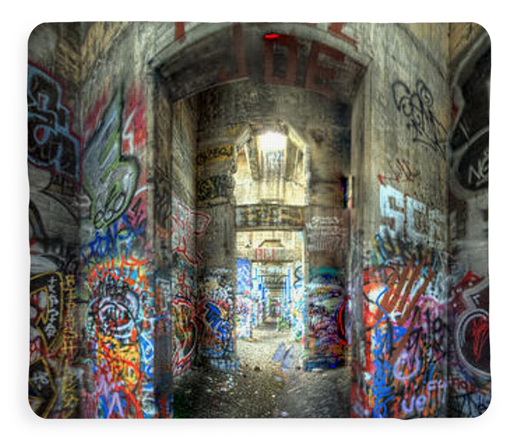 Panorama 3404 Pier 18 aka Graffiti Pier - Blanket