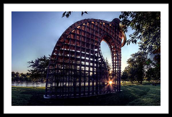 Panorama 3458 Big Bling - Framed Print