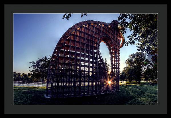 Panorama 3458 Big Bling - Framed Print