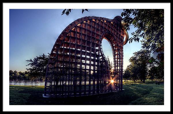 Panorama 3458 Big Bling - Framed Print