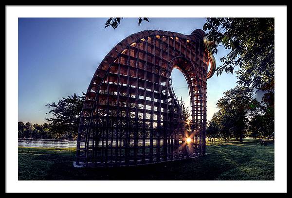 Panorama 3458 Big Bling - Framed Print