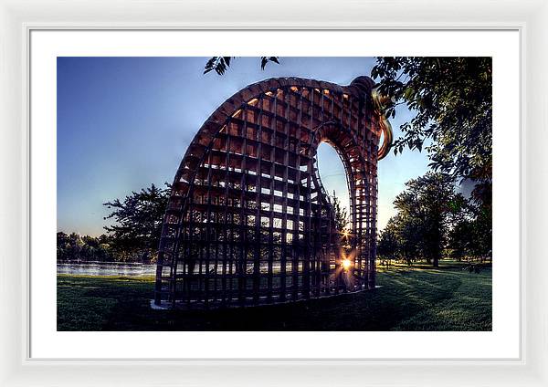 Panorama 3458 Big Bling - Framed Print