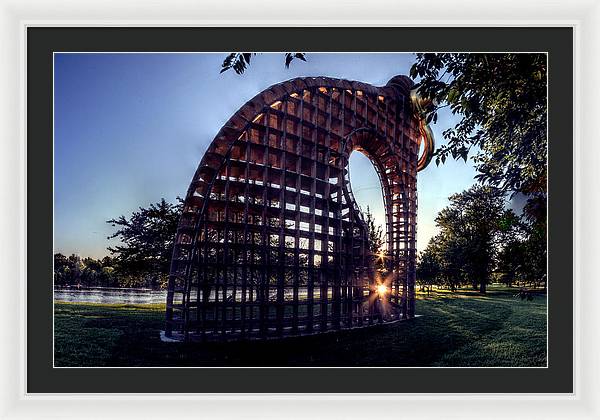 Panorama 3458 Big Bling - Framed Print