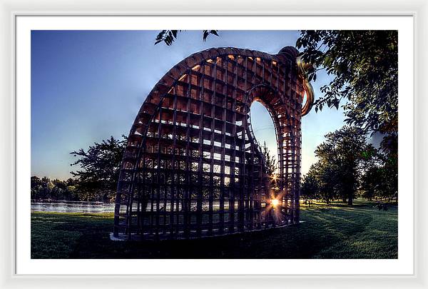Panorama 3458 Big Bling - Framed Print