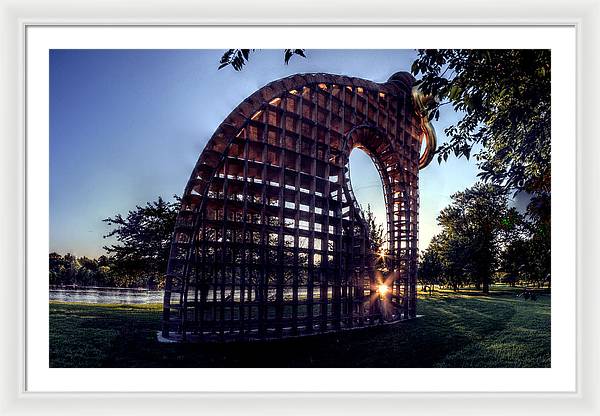 Panorama 3458 Big Bling - Framed Print