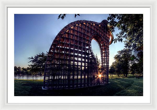 Panorama 3458 Big Bling - Framed Print