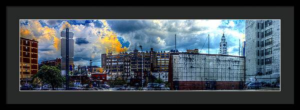 Panorama 3468 Eraserhood Skyline - Framed Print
