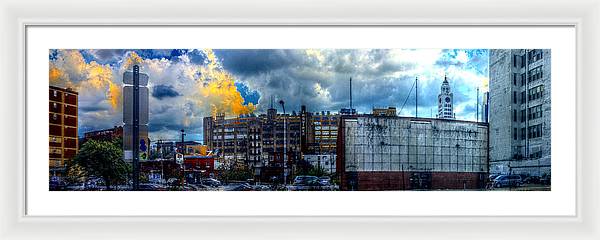 Panorama 3468 Eraserhood Skyline - Framed Print