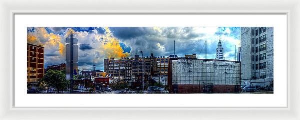 Panorama 3468 Eraserhood Skyline - Framed Print