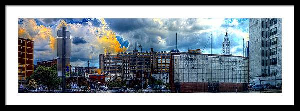 Panorama 3468 Eraserhood Skyline - Framed Print