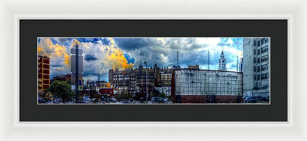Panorama 3468 Eraserhood Skyline - Framed Print