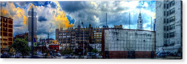Panorama 3468 Eraserhood Skyline - Acrylic Print