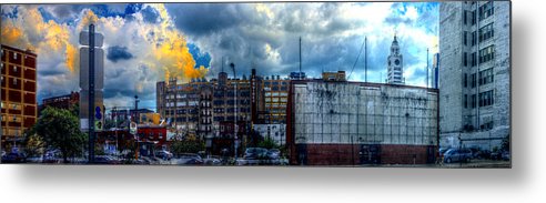 Panorama 3468 Eraserhood Skyline - Metal Print