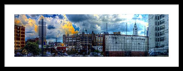 Panorama 3468 Eraserhood Skyline - Framed Print