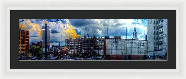 Panorama 3468 Eraserhood Skyline - Framed Print