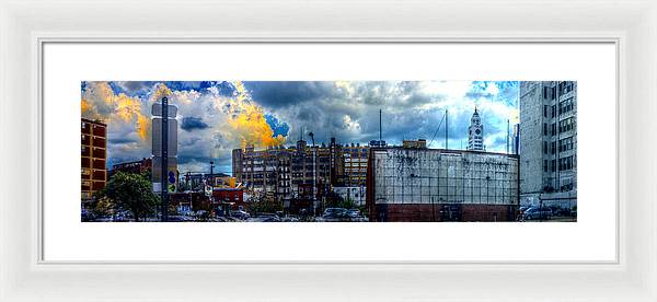Panorama 3468 Eraserhood Skyline - Framed Print