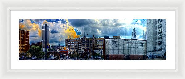 Panorama 3468 Eraserhood Skyline - Framed Print