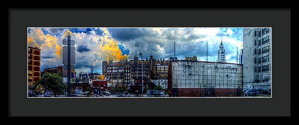 Panorama 3468 Eraserhood Skyline - Framed Print