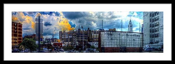 Panorama 3468 Eraserhood Skyline - Framed Print