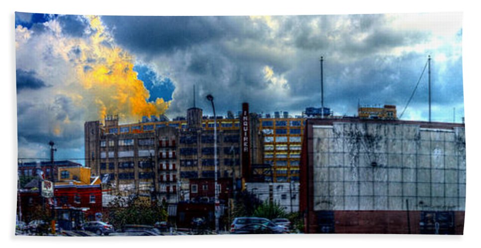 Panorama 3468 Eraserhood Skyline - Beach Towel