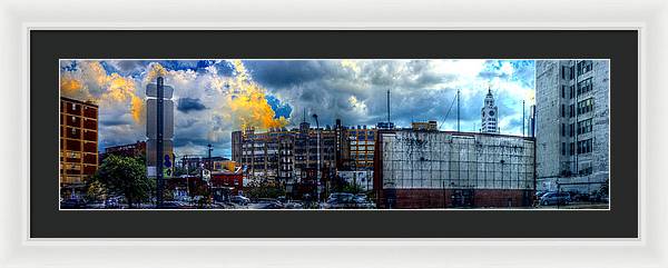 Panorama 3468 Eraserhood Skyline - Framed Print