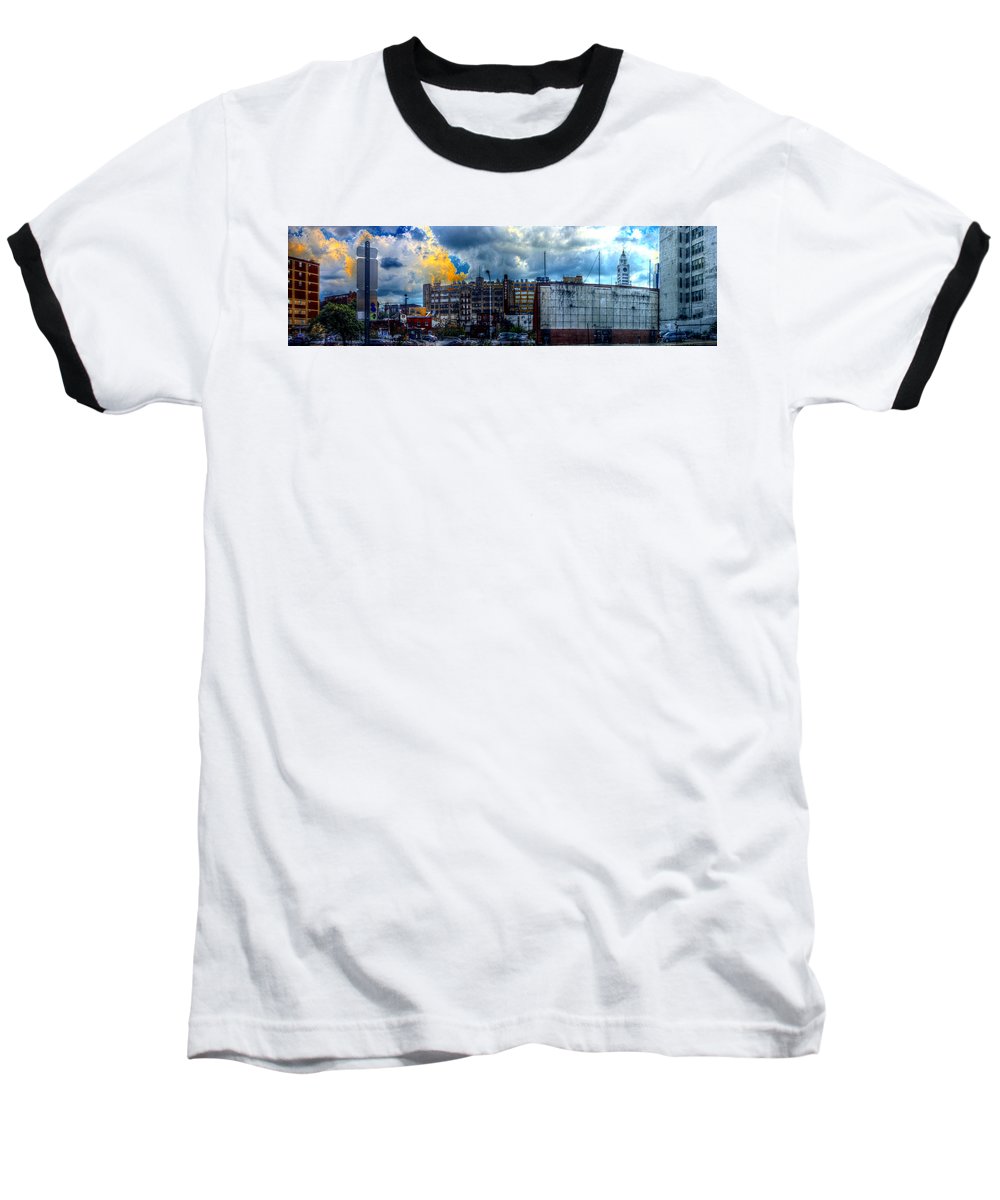 Panorama 3468 Eraserhood Skyline - Baseball T-Shirt