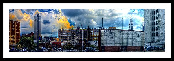 Panorama 3468 Eraserhood Skyline - Framed Print
