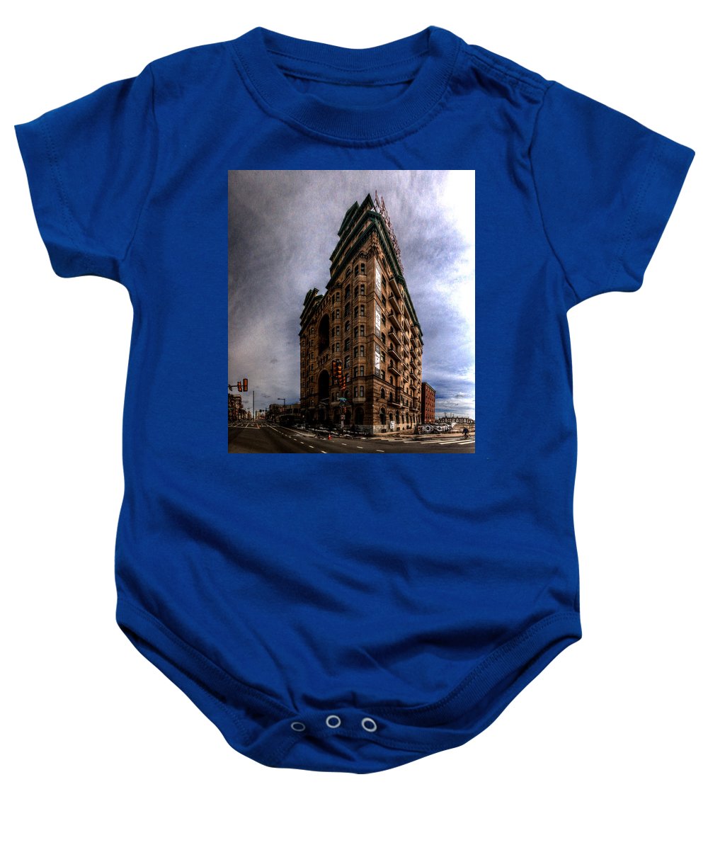 Panorama 3539 The Divine Lorraine Hotel - Baby Onesie