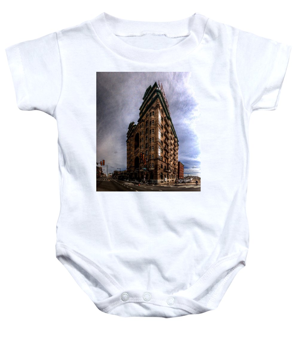 Panorama 3539 The Divine Lorraine Hotel - Baby Onesie