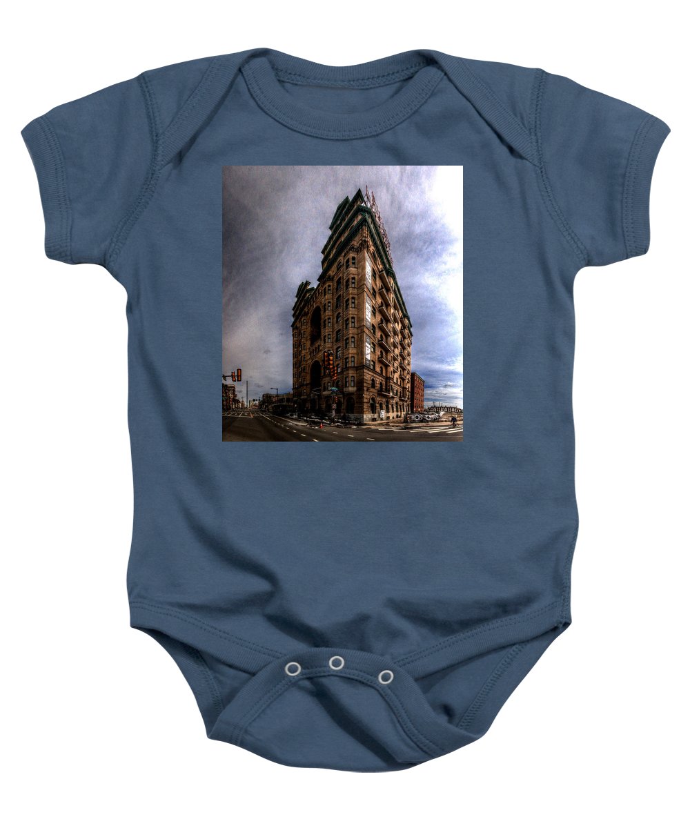 Panorama 3539 The Divine Lorraine Hotel - Baby Onesie