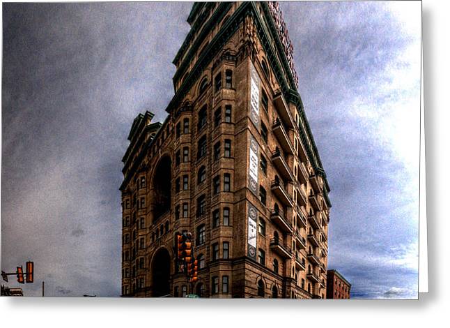 Panorama 3539 The Divine Lorraine Hotel - Greeting Card