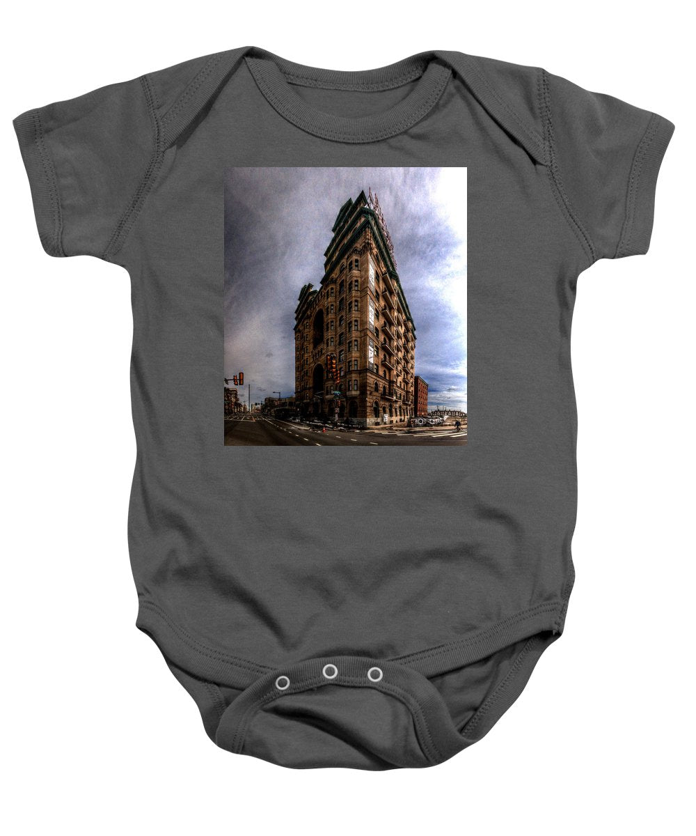 Panorama 3539 The Divine Lorraine Hotel - Baby Onesie