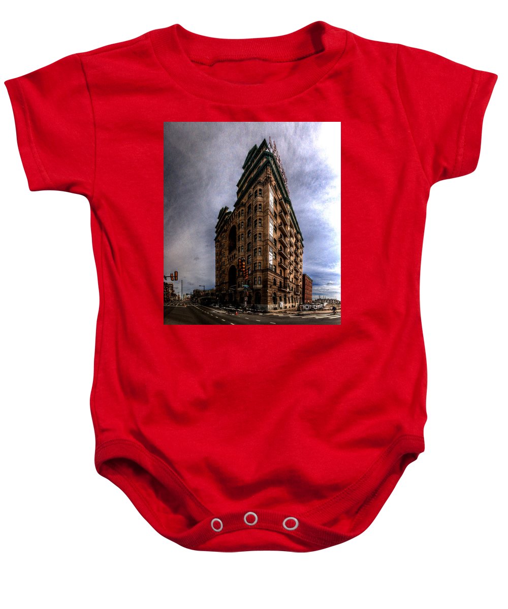 Panorama 3539 The Divine Lorraine Hotel - Baby Onesie