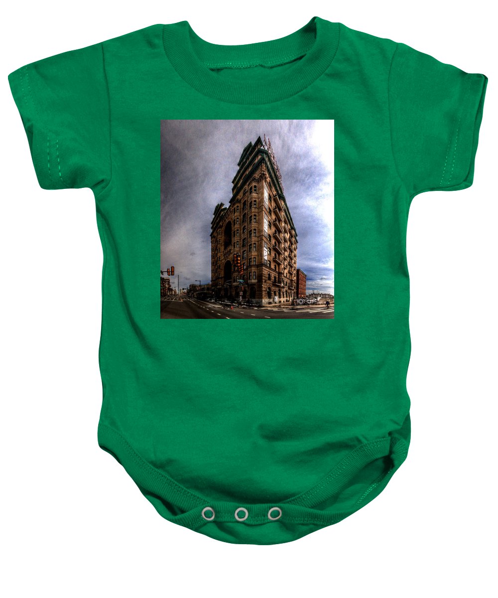 Panorama 3539 The Divine Lorraine Hotel - Baby Onesie
