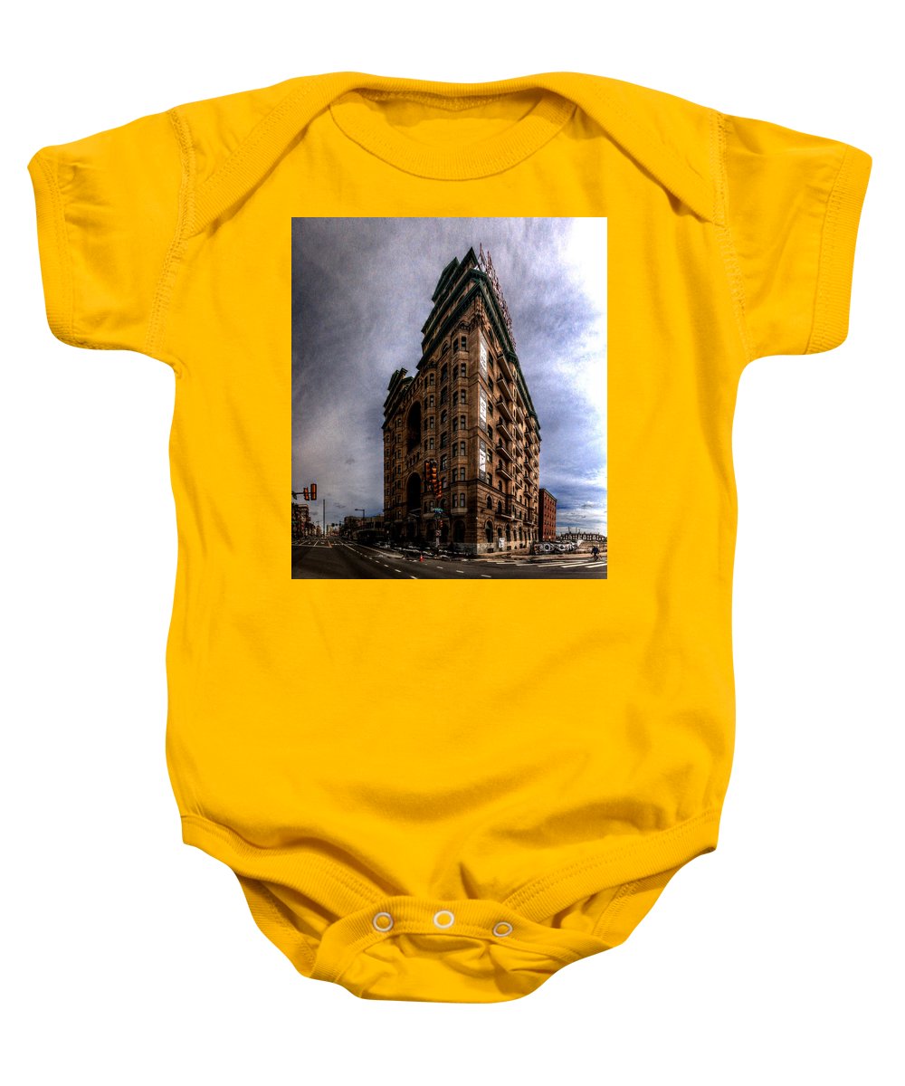 Panorama 3539 The Divine Lorraine Hotel - Baby Onesie