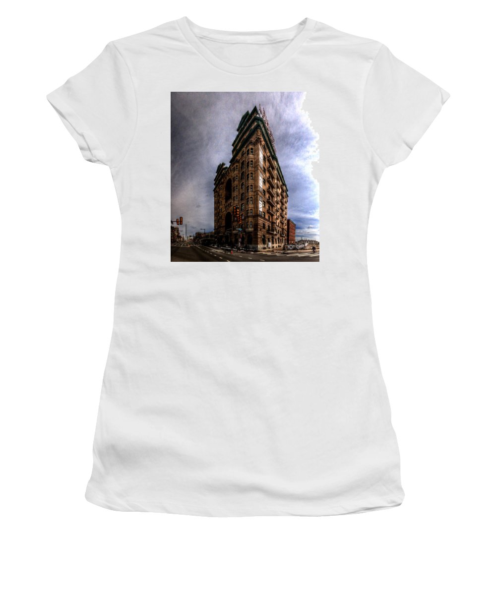 Panorama 3539 The Divine Lorraine Hotel - Women's T-Shirt