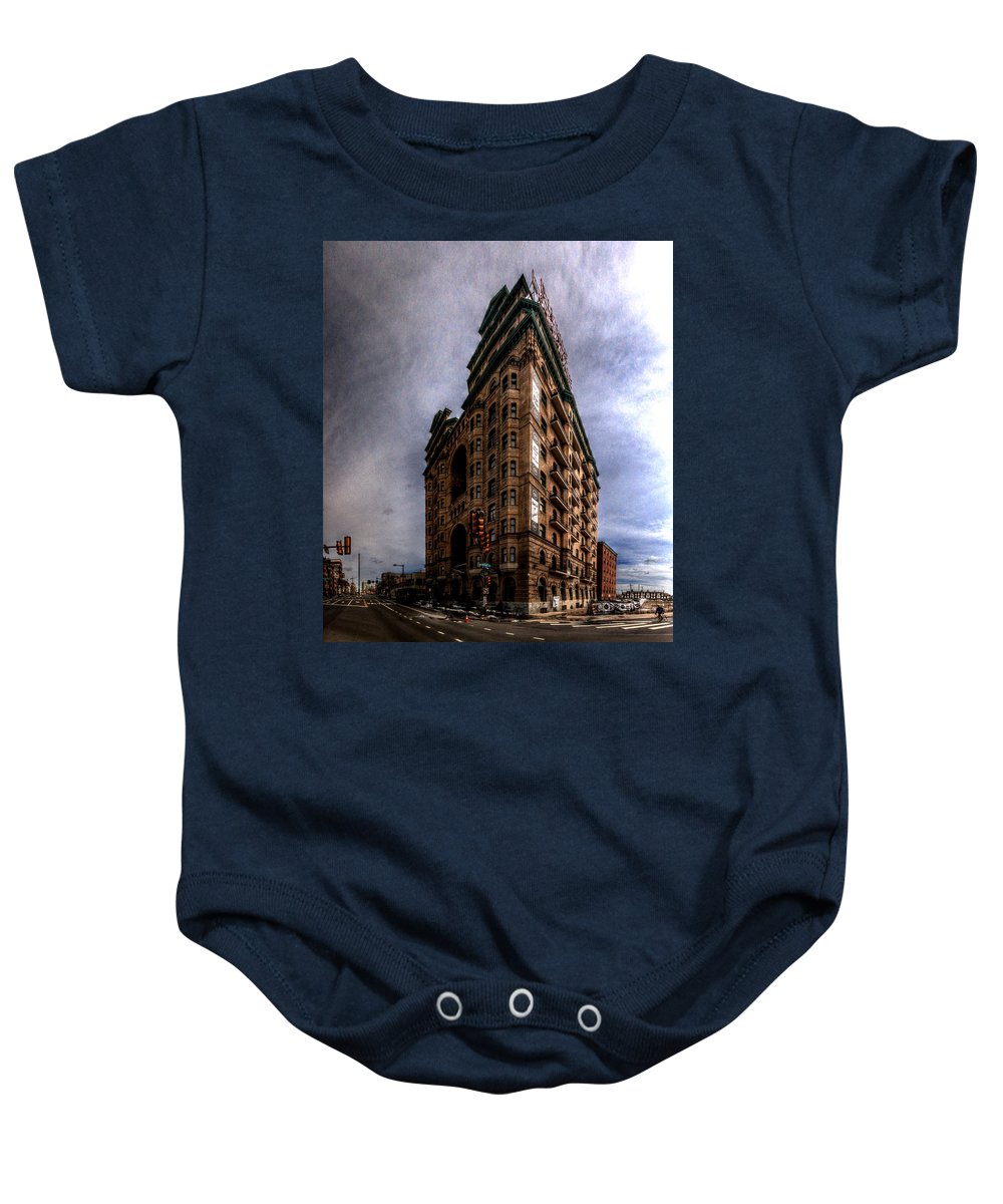 Panorama 3539 The Divine Lorraine Hotel - Baby Onesie